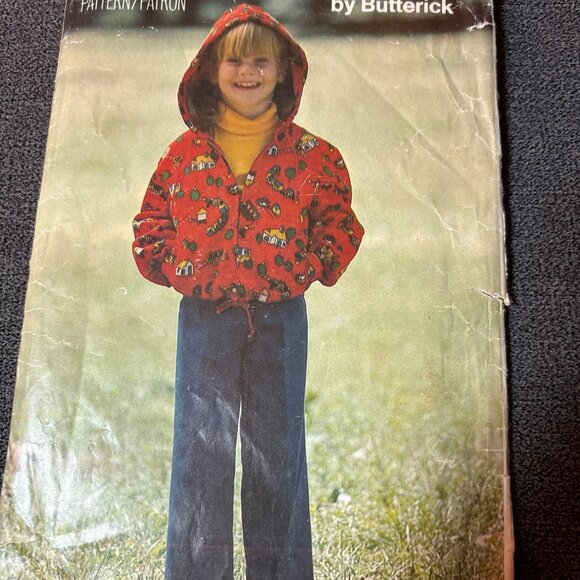 See & Sew Butterick 6406 Sewing Pattern Size 2 4 6 Kids Jacket Pants uncut - Picture 5 of 7